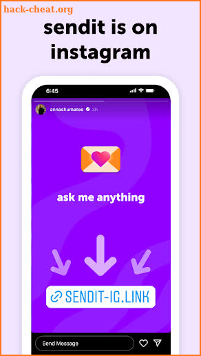 sendit - for instagram screenshot