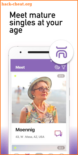 Senior Match Me: Chat, Date, Meet Singles Over 50s screenshot