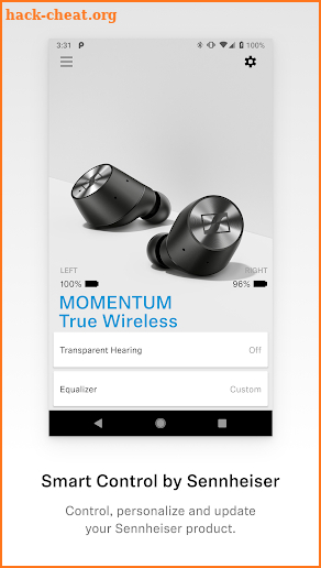 Sennheiser Smart Control screenshot