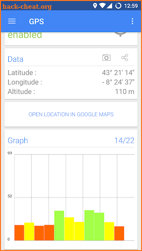 Sensors Multitool screenshot