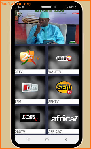 Sentnt, Senegal TV screenshot