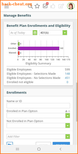 SentricHR screenshot