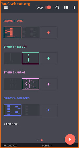 Sequence Groovebox screenshot