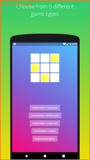 Sequence Memory Game screenshot