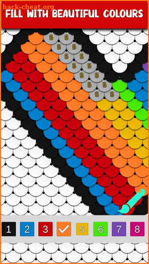 Sequin Art Flip Simulator 2019 - Color by Number screenshot