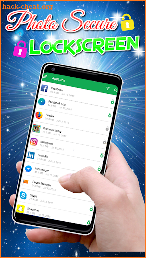 Serect Applock - Photo Secure LockScreen screenshot