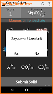 Serious Solids Chemistry Game screenshot