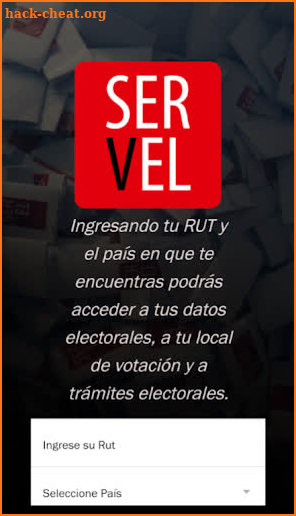 Servel Chile screenshot