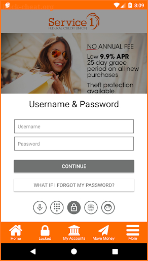 Service 1 Federal Credit Union screenshot