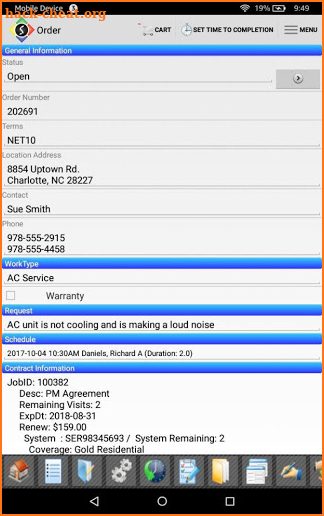 ServMan for Android screenshot