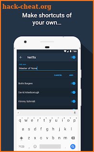 Sesame Shortcuts screenshot