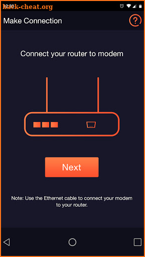 Setup Netgear Router screenshot