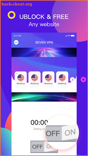 Seven VPN screenshot