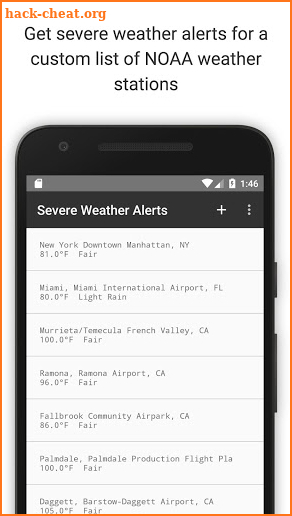 Severe Weather Alerts screenshot