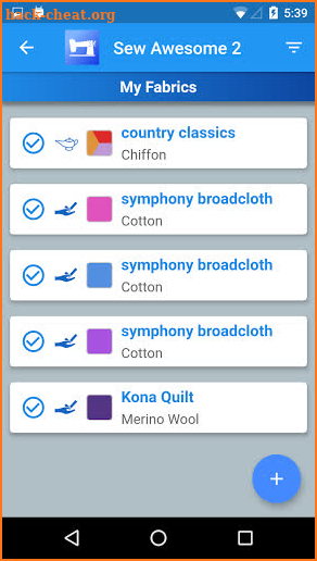 Sew Awesome 2 (Sewing Tracker) screenshot