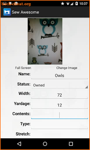 Sew Awesome: Sewing Tracker screenshot