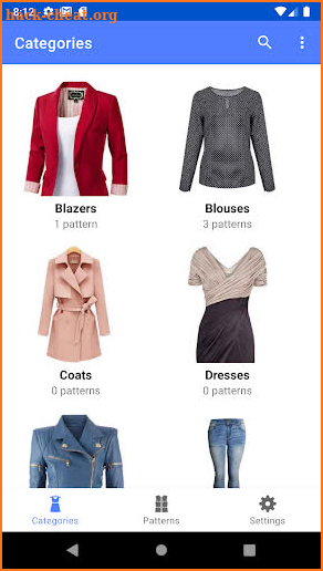 Sewing Patterns screenshot