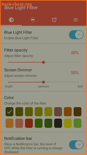 sFilter - Blue Light Filter screenshot