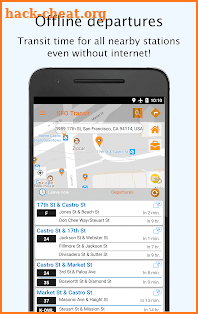 SFO Transit: Offline Muni, SFMTA departures & maps screenshot