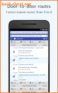 SFO Transit: Offline Muni, SFMTA departures & maps screenshot
