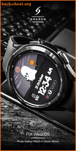 SH003 Watch Face, WearOS watch screenshot