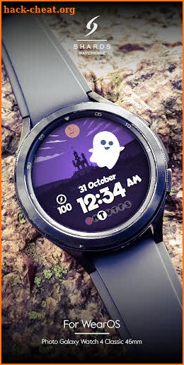 SH003 Watch Face, WearOS watch screenshot