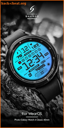 SH023 Watch Face, WearOS watch screenshot