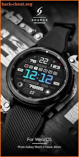 SH024 Watch Face, WearOS watch screenshot