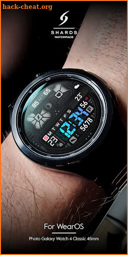 SH037 Watch Face, WearOS watch screenshot