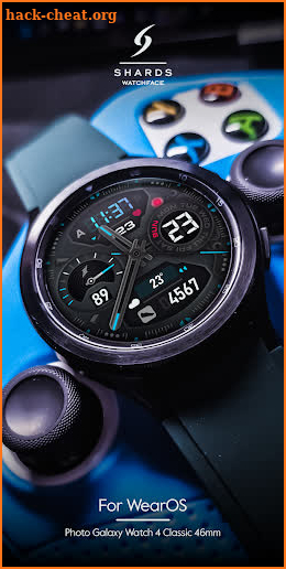 SH043 Watch Face, WearOS watch screenshot