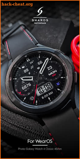 SH061 Watch Face, WearOS watch screenshot