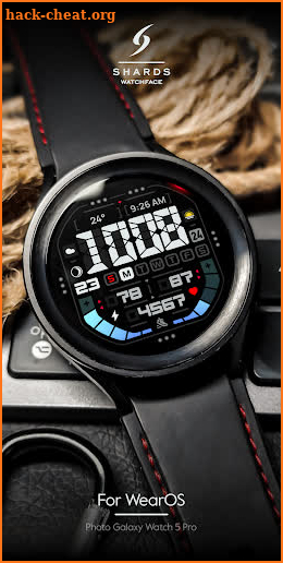 SH063 Watch Face, WearOS watch screenshot