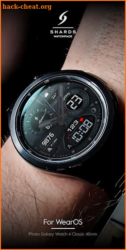 SH078 Watch Face, WearOS watch screenshot