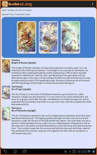 Shadowscapes Tarot screenshot