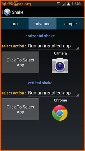 Shake screenshot