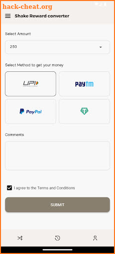 Shake Reward Converter screenshot