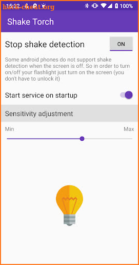 Shake-Torch (Flashlight) screenshot