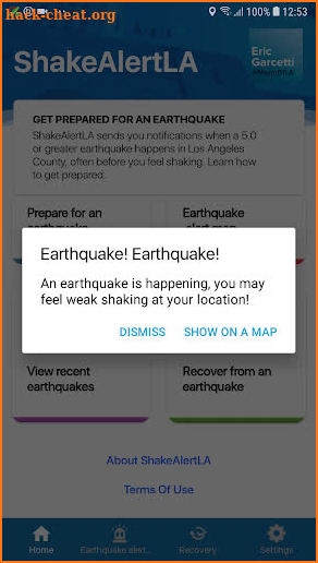 ShakeAlertLA screenshot