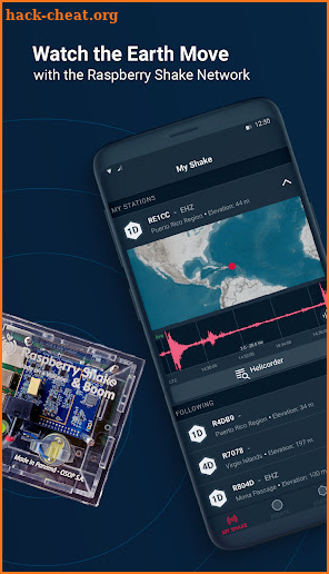 ShakeNet Earthquake Monitoring screenshot