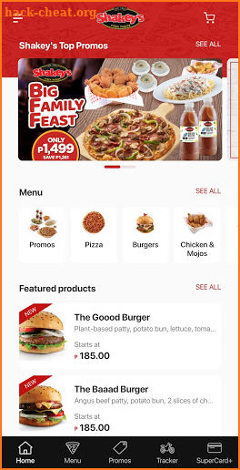 Shakey’s Super App screenshot