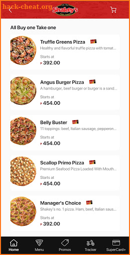 Shakey’s Super App screenshot