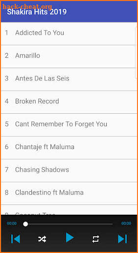 Shakira Ringtones Musics- Hits 2019-(Offline) screenshot