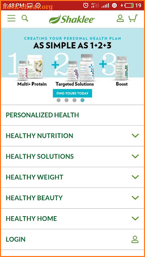 Shaklee screenshot