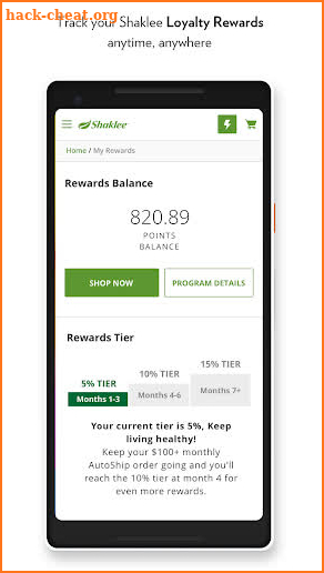 Shaklee Connect screenshot