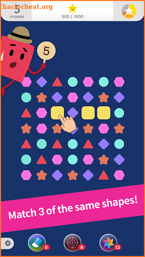 Shape Holic : Match 3 Puzzle screenshot