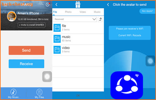 Shareit - All Files Tansfert and Share Tips screenshot