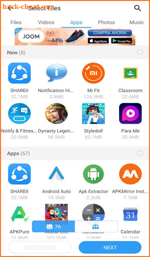 SHAREit: Share and Transfer Files Advice screenshot