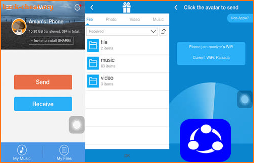 Shareit transfer and Share Files Tips 2020 screenshot