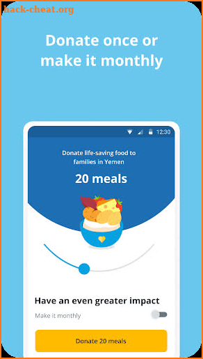 ShareTheMeal: Charity Donat‪e screenshot