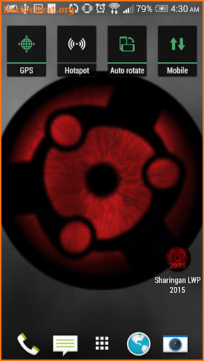 Sharingan Live Wallpaper FULL screenshot